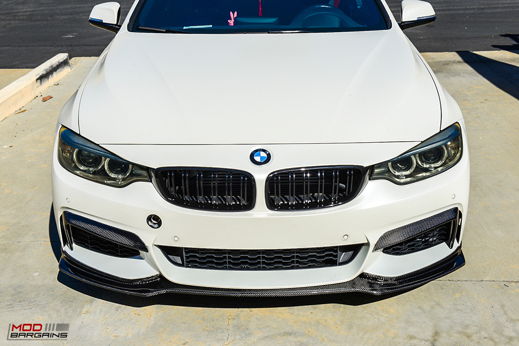 Carbon Fiber Front Lip V2 for 2014+ BMW 428i/435i MSport [F32/F33/F36